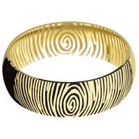 14K Yellow Gold + Polish Finish