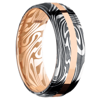 Kinetic + Acid Finish + 14K Rose Gold