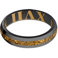 Zirconium + Polish Finish + Gold