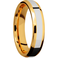 22K Yellow Gold + Polish , Polish Finish