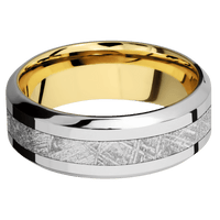 Platinum + Polish , Polish Finish + 18K Yellow Gold