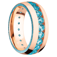 18K Rose Gold + Polish Finish