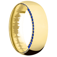 14K Yellow Gold + Polish Finish