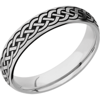 18K White Gold + Satin Finish
