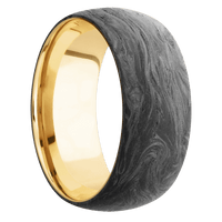 Forged Carbon Fiber + None Finish + 10K Yellow Gold