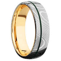 Flattwist + Polish Finish + 14K Yellow Gold