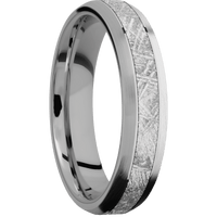 18K White Gold + Polish , Satin Finish + Titanium