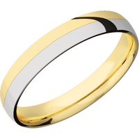 14K Yellow Gold + Polish Finish