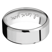 18K White Gold + Polish , Polish Finish