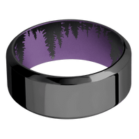 Zirconium + Polish , Polish Finish + Wild Purple