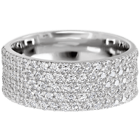 Platinum band with 93 Round Lab Grown Diamond having TCW-1.4