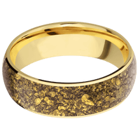 10K Yellow Gold + Polish Finish