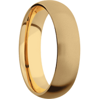 14K Yellow Gold + Bead Finish