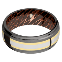 Tantalum Noir + Sand , Polish Finish + Superconductor Noir