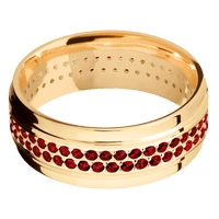 18K Yellow Gold + Polish , Polish Finish