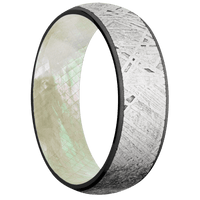 Zirconium + Bead Finish + Freshwater Mother of Pearl