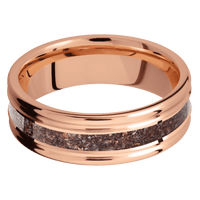 14K Rose Gold + Polish , Polish Finish