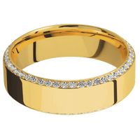 18K Yellow Gold + Polish , Polish Finish