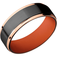 Zirconium + Machine , Polish Finish + Hunter Orange