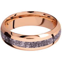 14K Rose Gold + Polish , Polish Finish