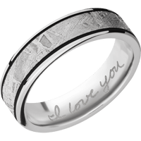 14K White Gold + Polish Finish