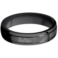 Zirconium + Rockpolish , Polish Finish + Dark Grey