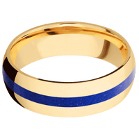 14K Yellow Gold + Polish Finish