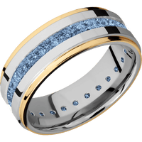 14K White Gold + Polish , Polish Finish