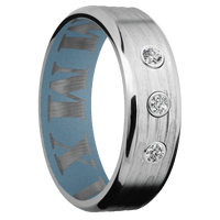 Cobalt Chrome + Treebarkh , Polish Finish + Polar Blue