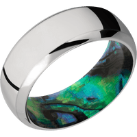Titanium + Polish , Polish Finish + Abalone
