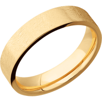 22K Yellow Gold + Distressed Finish + 18K Yellow Gold