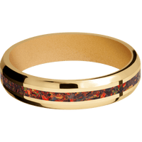 10K Yellow Gold + Polish , Polish Finish + Gold
