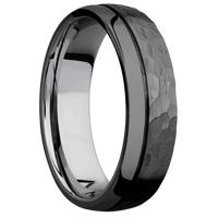 Zirconium + Hammer , Polish Finish + Tantalum
