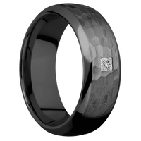 Zirconium + Hammer , Polish Finish