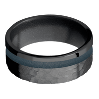 Zirconium + Hammer , Polish Finish + Dark Grey