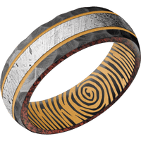 Zirconium + Rock Finish + Gold