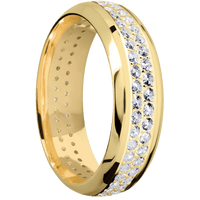 14K Yellow Gold + Polish , Polish Finish