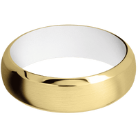 10K Yellow Gold + Satin , Polish Finish + Your Color