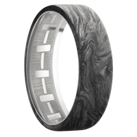 Forged Carbon Fiber + None Finish + 18K White Gold