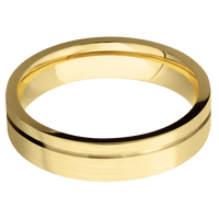 10K Yellow Gold + Satin , Satin Finish