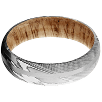 Damascus + Polish Finish + Natural Oak