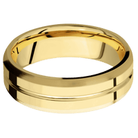 14K Yellow Gold + Polish , Polish Finish