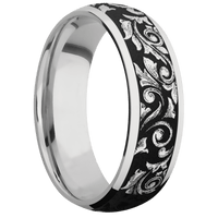 14K White Gold + Polish Finish