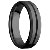 Zirconium + Polish , Satin Finish