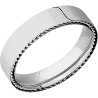 14K White Gold + Polish Finish
