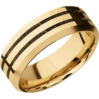 10K Yellow Gold + Polish , Bead Finish