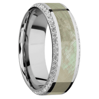 14K White Gold + Polish , Polish Finish