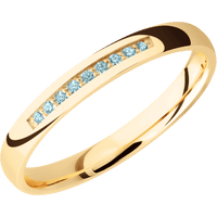 14K Yellow Gold + Polish Finish