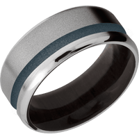 Titanium + Sand , Polish Finish + Madagascar Rose Wood