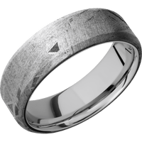 Meteorite + None Finish + 10K White Gold